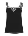 Alberta Ferretti Tops In Black