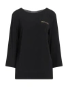 Alberta Ferretti Woman Top Black Size 6 Viscose, Silk In Black