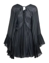 Alberta Ferretti Woman Top Black Size 8 Silk, Polyamide