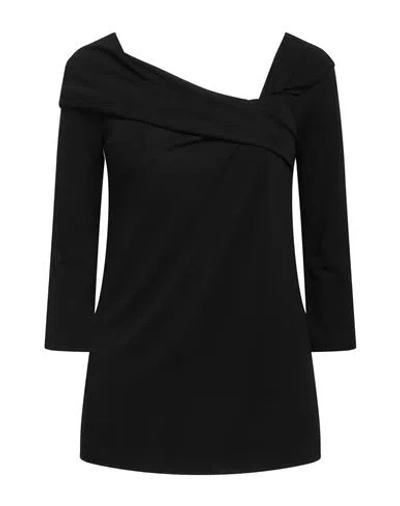 Alberta Ferretti Woman Top Black Size 8 Viscose