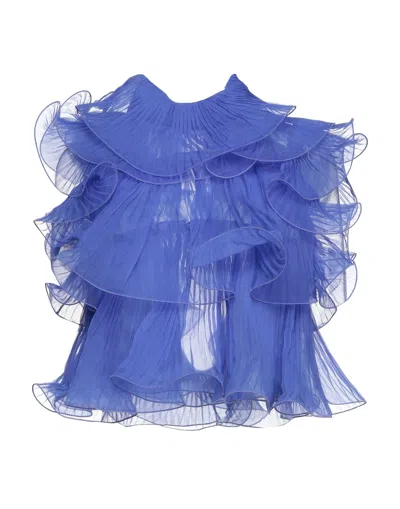 Alberta Ferretti Blouses In Blue