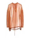 Alberta Ferretti Blouses In Brown