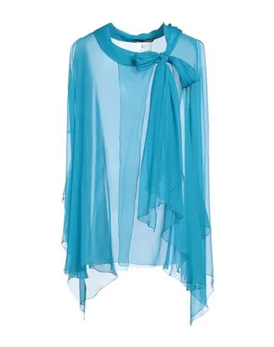 Alberta Ferretti Woman Top Deep Jade Size Onesize Silk In Green