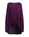Alberta Ferretti Woman Top Deep Purple Size 12 Viscose