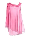 Alberta Ferretti Woman Top Fuchsia Size Onesize Silk In Pink
