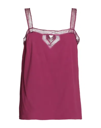 Alberta Ferretti Tops In Garnet
