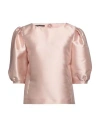 Alberta Ferretti Woman Top Light Pink Size 6 Polyester, Silk