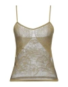Alberta Ferretti Woman Top Military Green Size 4 Viscose, Polyester In Green