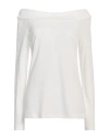 Alberta Ferretti Woman Top Off White Size 6 Viscose In Off White