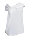 Alberta Ferretti Woman Top White Size 2 Viscose In White