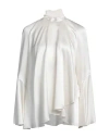 Alberta Ferretti Woman Top White Size 4 Silk