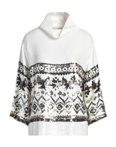 Alberta Ferretti Woman Top White Size L Viscose