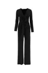 Alberta Ferretti Alberta Ferreti Black Acetate Blend Jumpsuit In Black