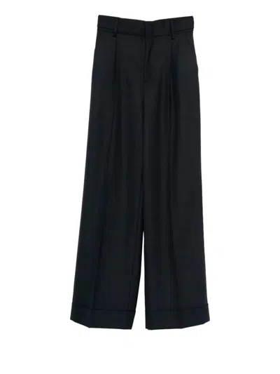 Alberta Ferretti Side-pocket Trousers In Black