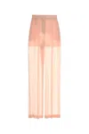 Alberta Ferretti Alberta Ferreti Pink Silk Wide-leg Pant In Pink