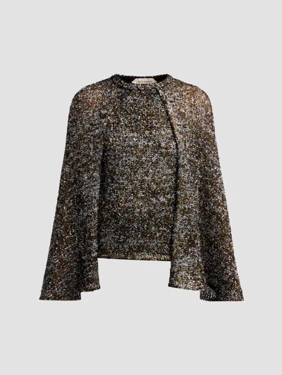 Alberta Ferretti Women's Sequined Sweater In Multi