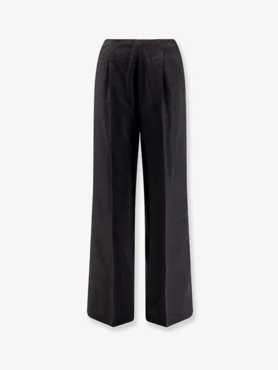 Alberta Ferretti Women Virgin Wool Trousers In Multi