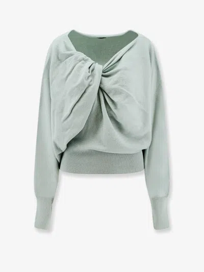 Alberta Ferretti Women Wool, Silk And Cashmere Sweater In Green