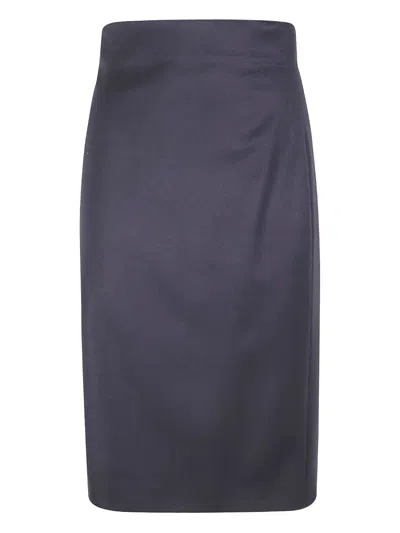 ALBERTA FERRETTI WOOL-BLEND PENCIL SKIRT