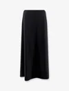 Alberta Ferretti Wool Blend Skirt In Gray