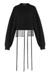 Alberta Ferretti Alberta Ferreti Wool Blend Sweater In Black