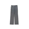 Alberta Ferretti Wool Blend Trousers Women In Gray