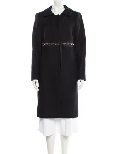 Pre-owned Alberta Ferretti Wool Evening Jacket In Black