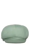 Alberta Ferretti Logo Plaque Cap In Green