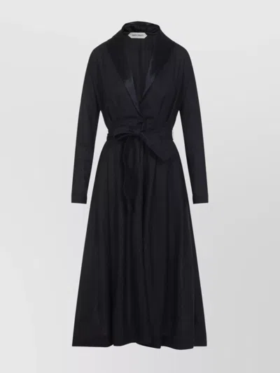 ALBERTA FERRETTI WOOL MIDI DRESS A-LINE SKIRT DESIGN