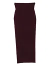 Alberta Ferretti Wool Pencil Maxi Skirt In Brown