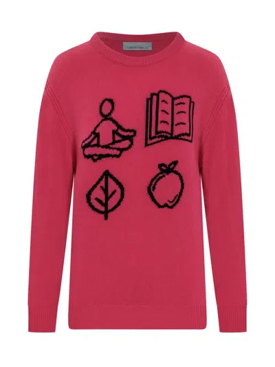 Alberta Ferretti Wool Pullover With Embroidery