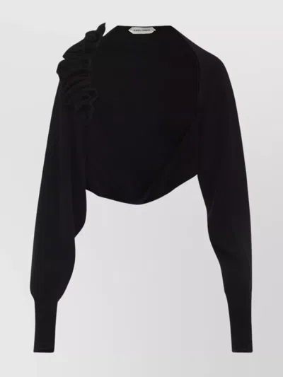ALBERTA FERRETTI WOOL SILK CASHMERE CARDIGAN