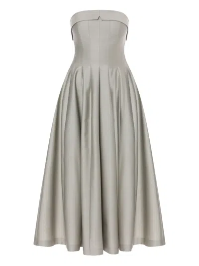 Alberta Ferretti Wool-silk Dress