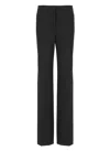 Alberta Ferretti Wide Leg Viscose Trousers In Black