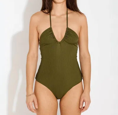 Albertine Arizona One Piece Swimsuit In Khaki