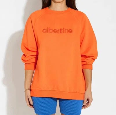 Albertine Emby Sweatshirt In Mado Orange