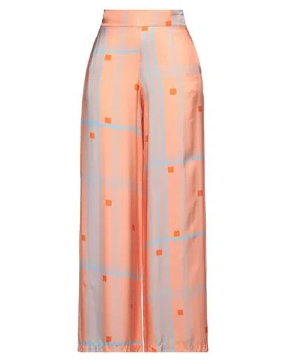 Albertine Woman Pants Salmon Pink Size M Viscose, Rayon