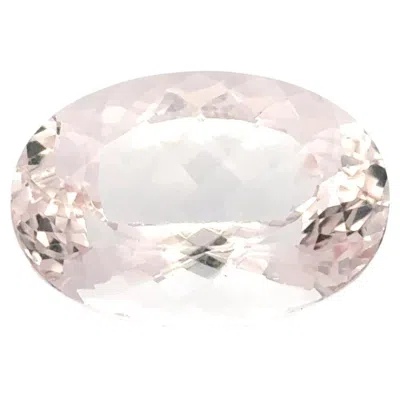 Pre-owned Alberto 12.55 Carat Oval-cut Natural Pink Morganite Loose Gemstone