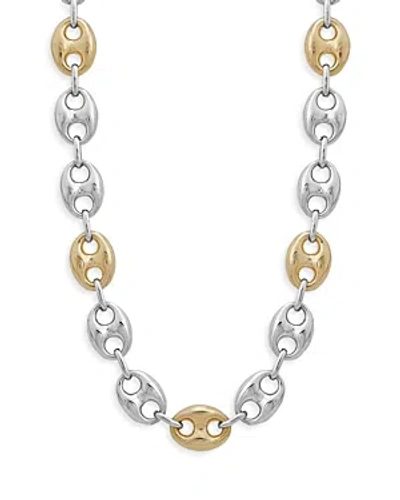 Alberto Amati 14k Yellow Gold & Sterling Silver Mariner Link Chain Necklace, 18 In Silver/yellow