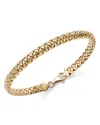 Alberto Amati 14k Yellow Gold Braid Link Bracelet In Gold