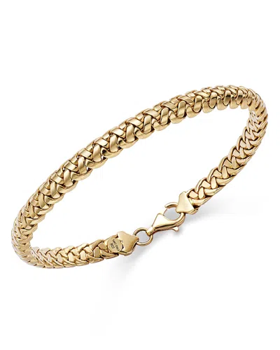 Alberto Amati 14k Yellow Gold Braid Link Bracelet