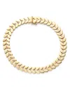 Alberto Amati 14k Yellow Gold Diamond Chevron Link Bracelet In Gold