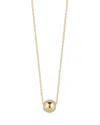 Alberto Amati 14k Yellow Gold Medium Polished Ball Pendant Necklace, 16 In Gold