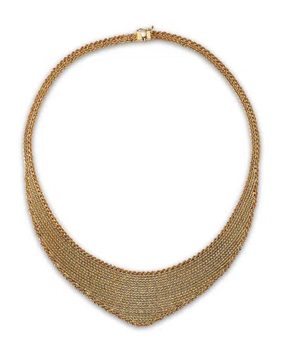 Alberto Amati 14k Yellow Gold Mesh Rope Necklace, 17