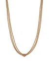 Alberto Amati 14k Yellow Gold Multi Layer Mesh Knotted Collar Necklace, 18 In Gold