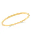 Alberto Amati 14k Yellow Gold Polished Bangle Bracelet In Gold