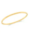 Alberto Amati 14k Yellow Gold Polished Bangle Bracelet In Gold