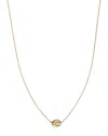Alberto Amati 14k Yellow Gold Puff Mariner Link Pendant Necklace, 18 In Gold