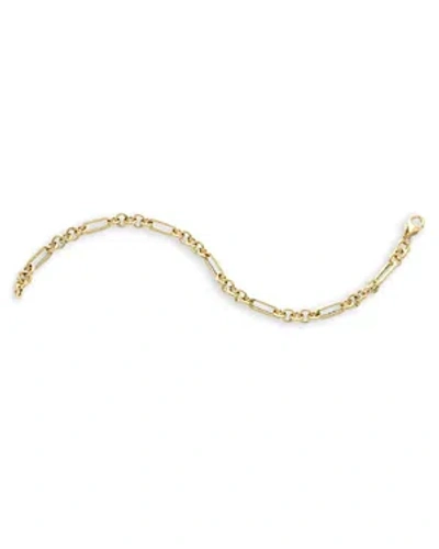 Alberto Amati 14k Yellow Gold Rolling Rolo Link Chain Bracelet