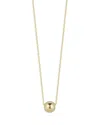 Alberto Amati 14k Yellow Gold Small Polished Ball Pendant Necklace, 16 In Gold